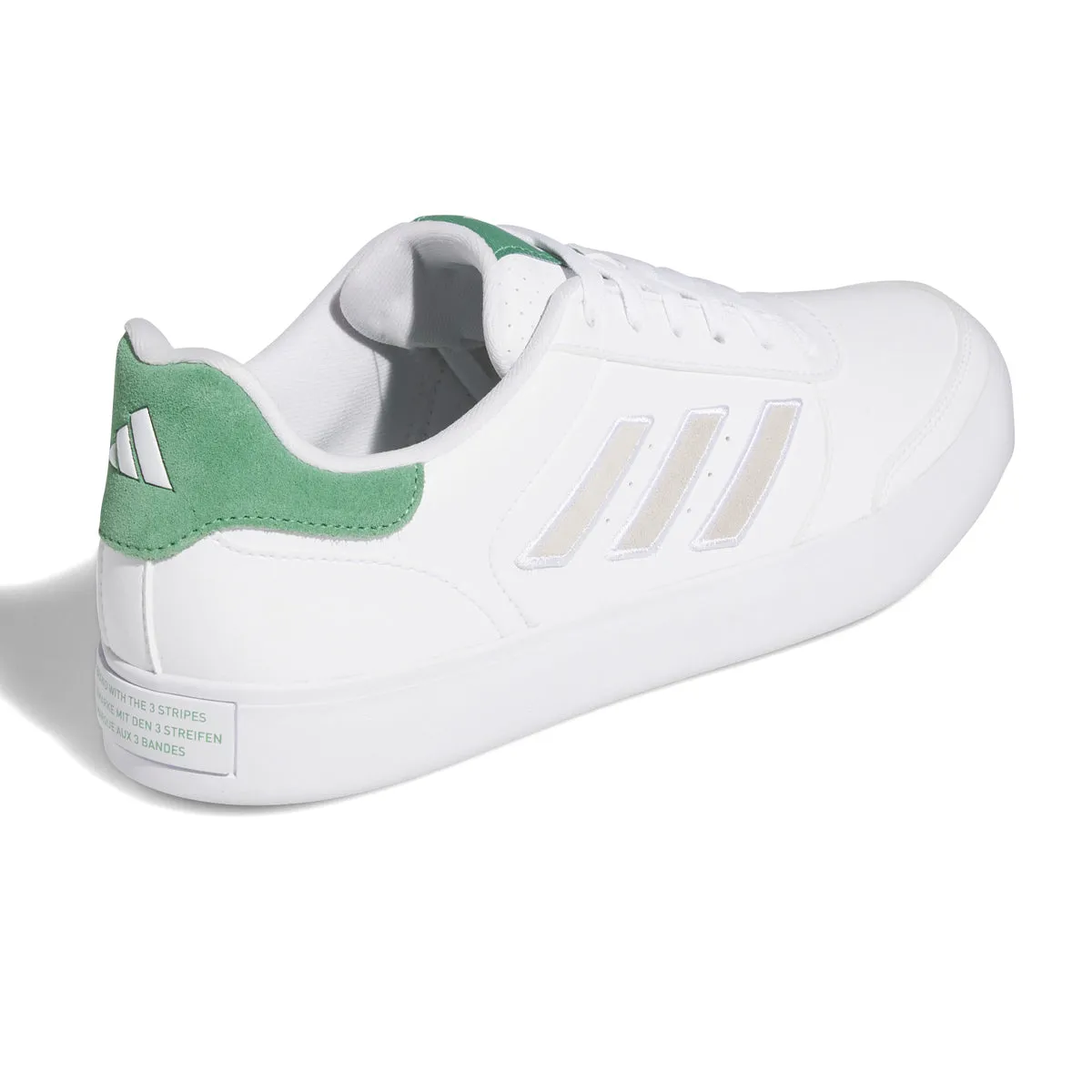 adidas Golf Shoes - White/Green - Retrocross 24 - Spikeless - Preloved