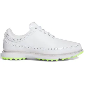 adidas MC80 Golf Shoes - White Silver Lucid Lemon