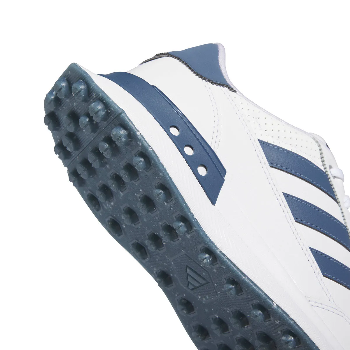 Adidas Spikeless Leather Golf Shoes - White/Navy