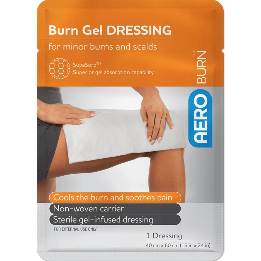 AEROBURN Burn Gel Dressing Pad 40 x 60cm Large