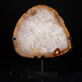 Agate Geode Slice on Stand