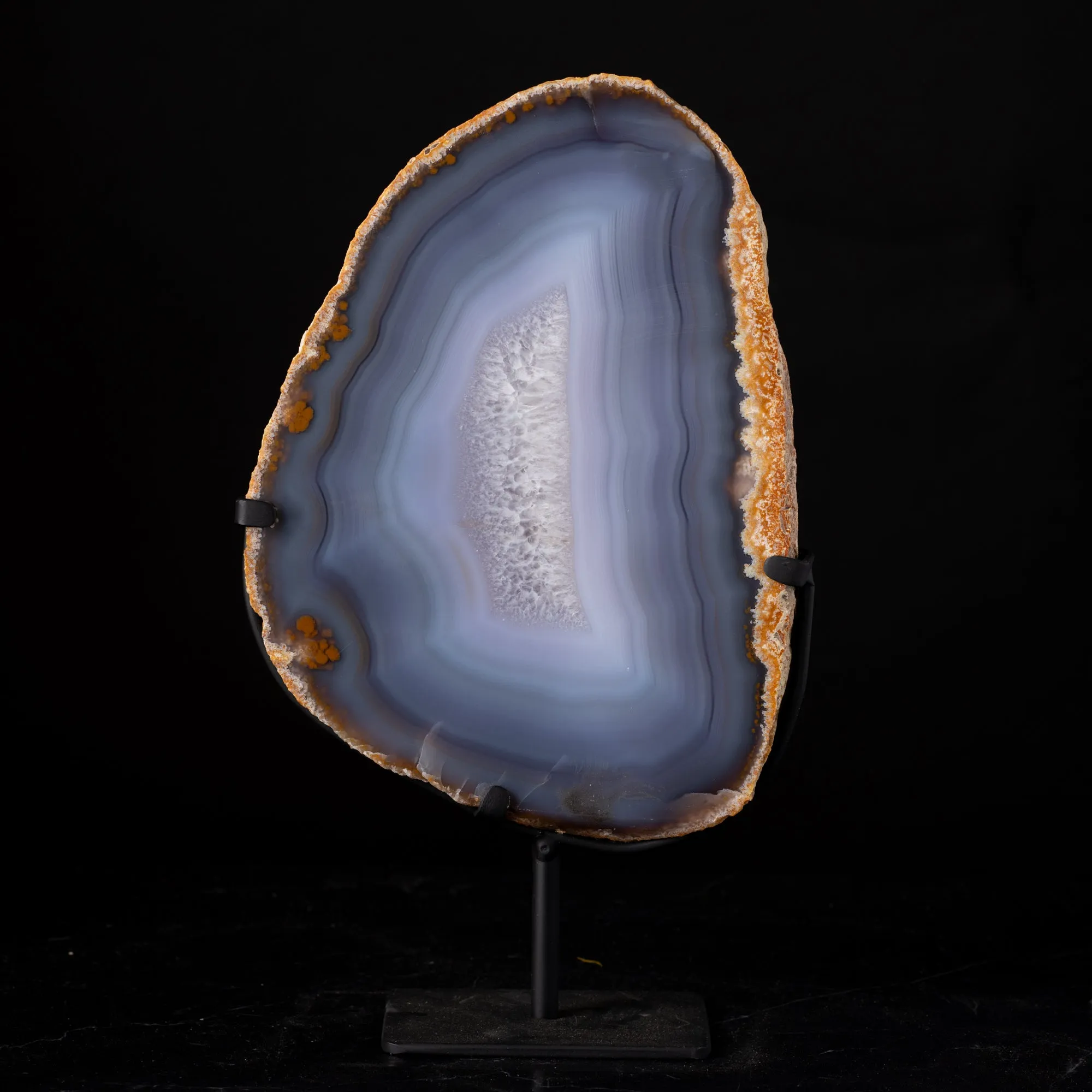 Agate Geode Slice on Stand