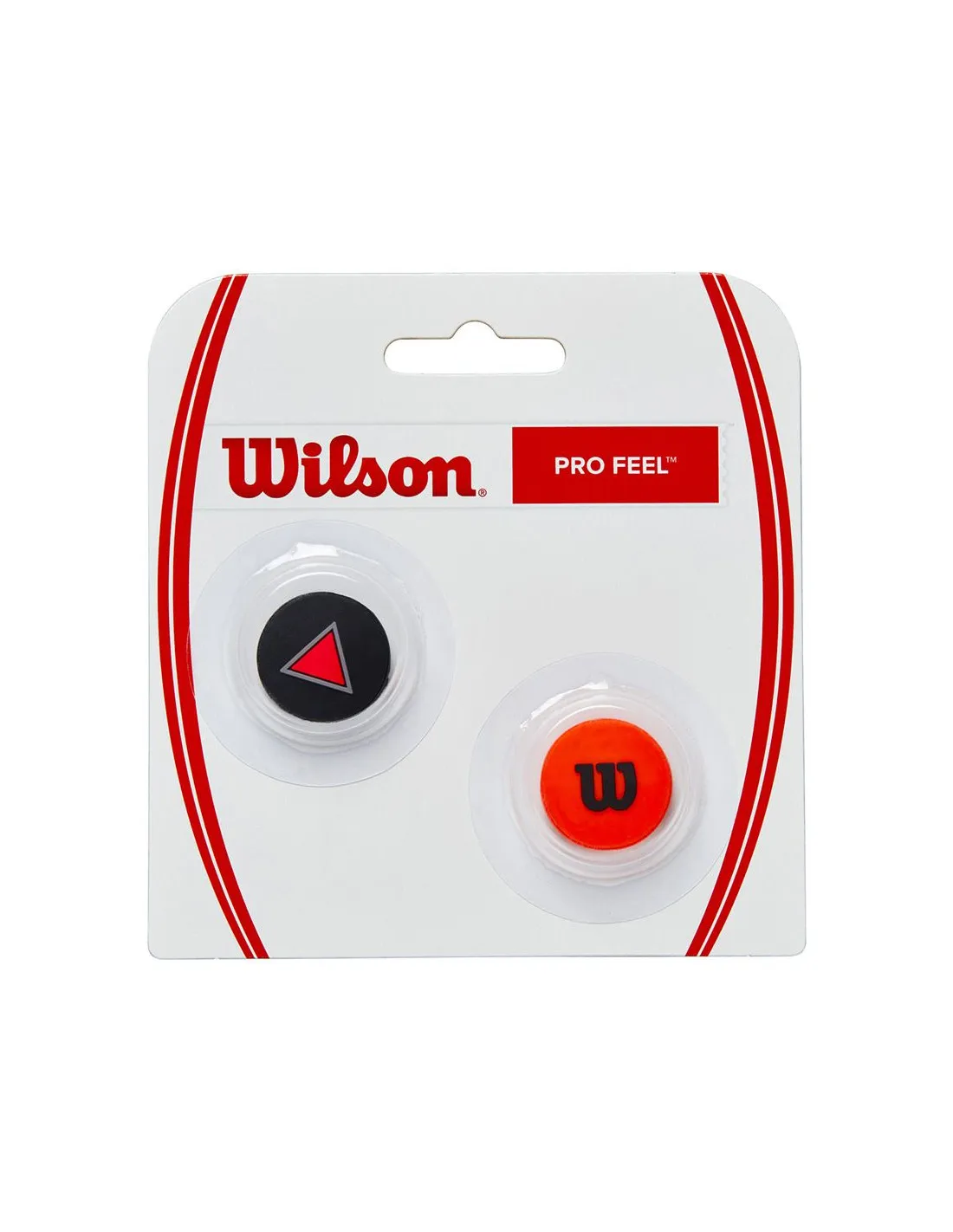 Antivibradores Wilson Pro Feel Clash Dampeners Negro/Rojo