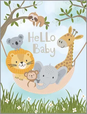 Baby Card, Animal Hammock