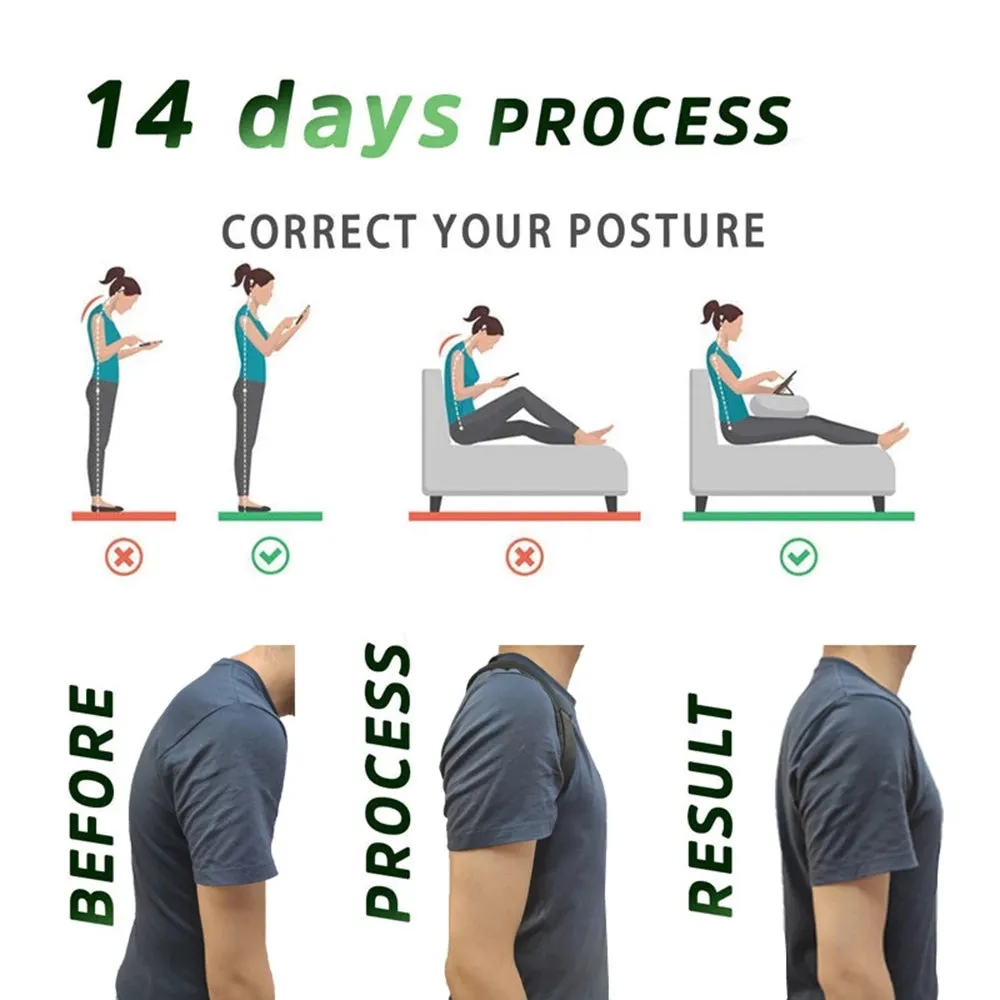 Back Posture Corrector Belt Adjustable Medical Clavicle Spine Shoulder