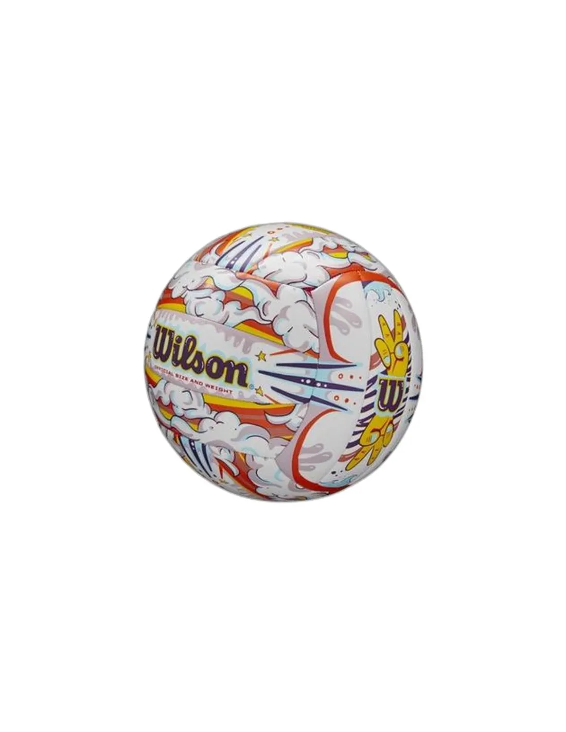 Balones de Voleibol Wilson Graffiti Peace Vb White/Orange Of