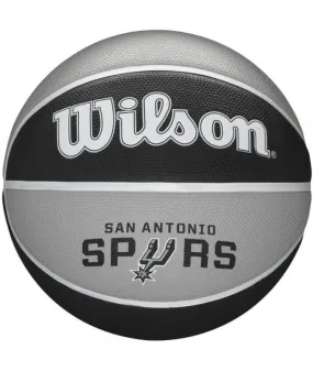 Balón de baloncesto Wilson NBA Tribute Spurs Grey