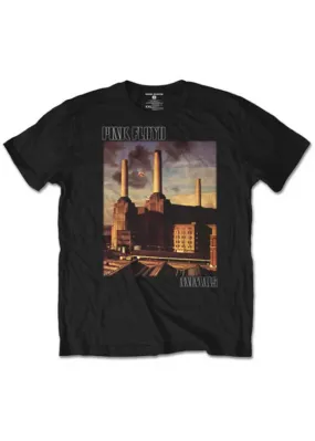 Band Shirts Pink Floyd Animals Album T-Shirt Black