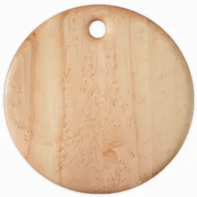 Birdseye Maple Round Breadboard - 16 inches