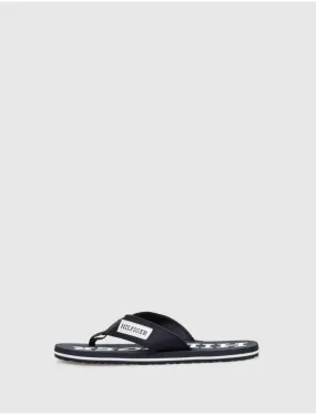 Chancla Tommy Hilfiger Patch Hilfiger Beach Sandal Marino