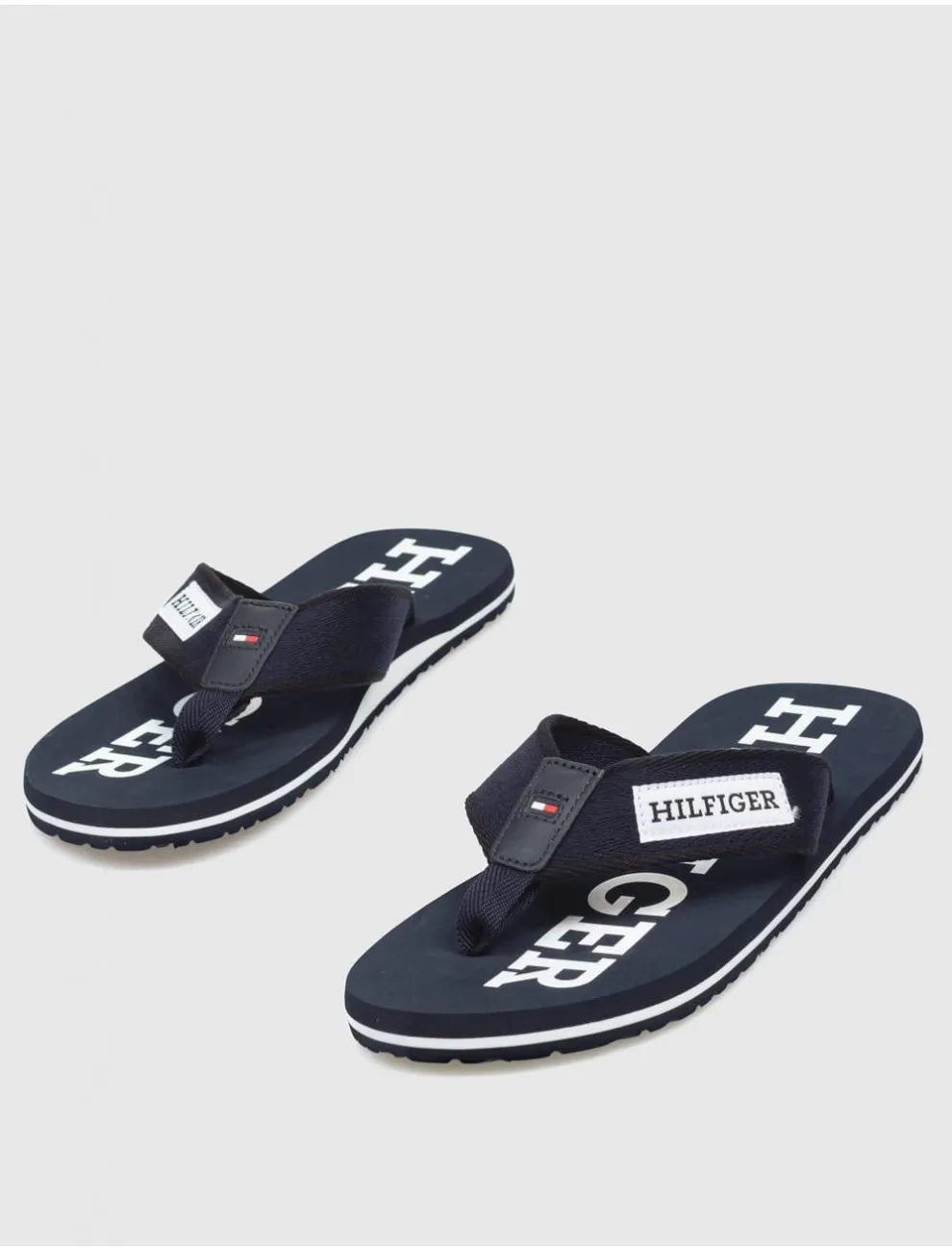 Chancla Tommy Hilfiger Patch Hilfiger Beach Sandal Marino