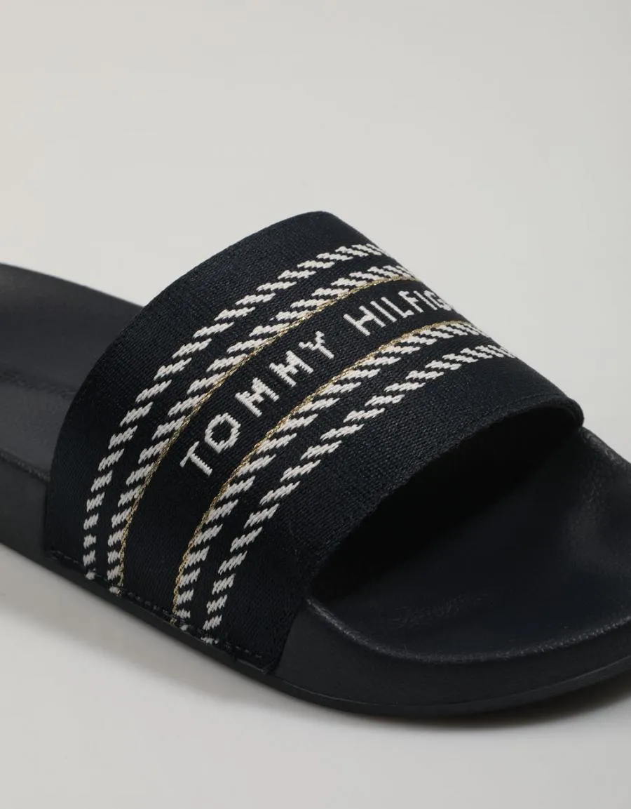  chanclas TOMMY HILFIGER Tommy en Azul marino 81482