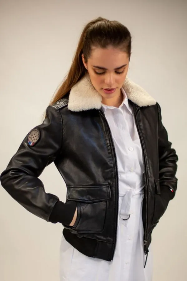 Chaqueta Mujeres Redskins Todd Alpha Black Col Blanc