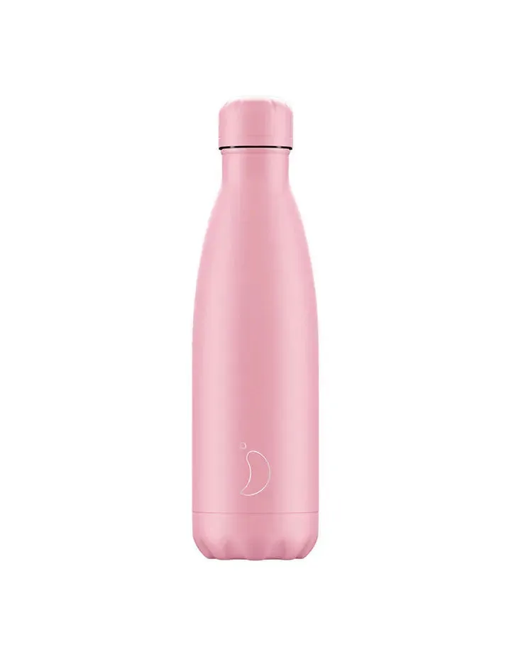 Chillys 500ml Water Bottle All Pink Pastel