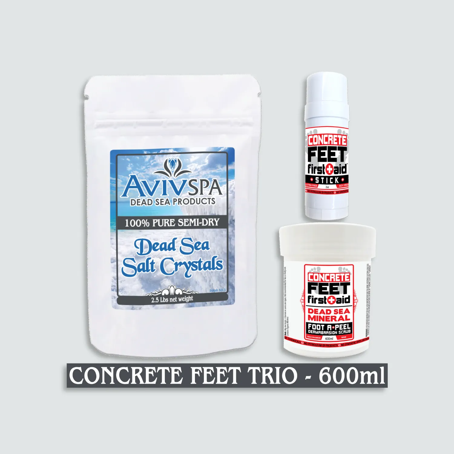 Concrete Feet First Aid TRIO