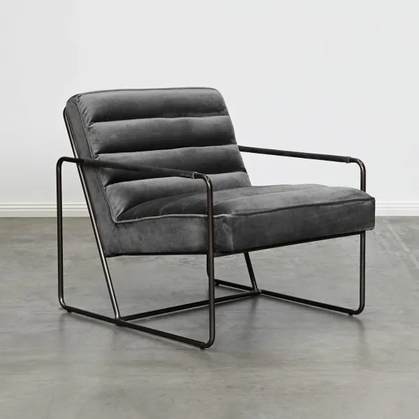 Darcy and Duke Cubica Chair - Charcoal Black Frame