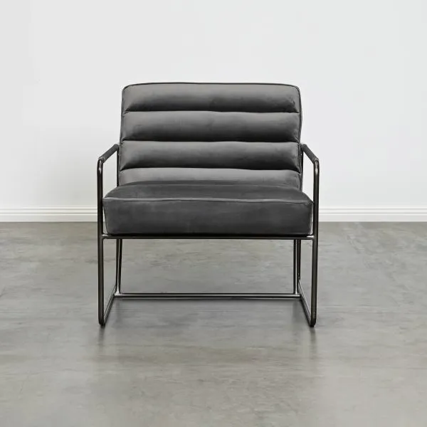 Darcy and Duke Cubica Chair - Charcoal Black Frame