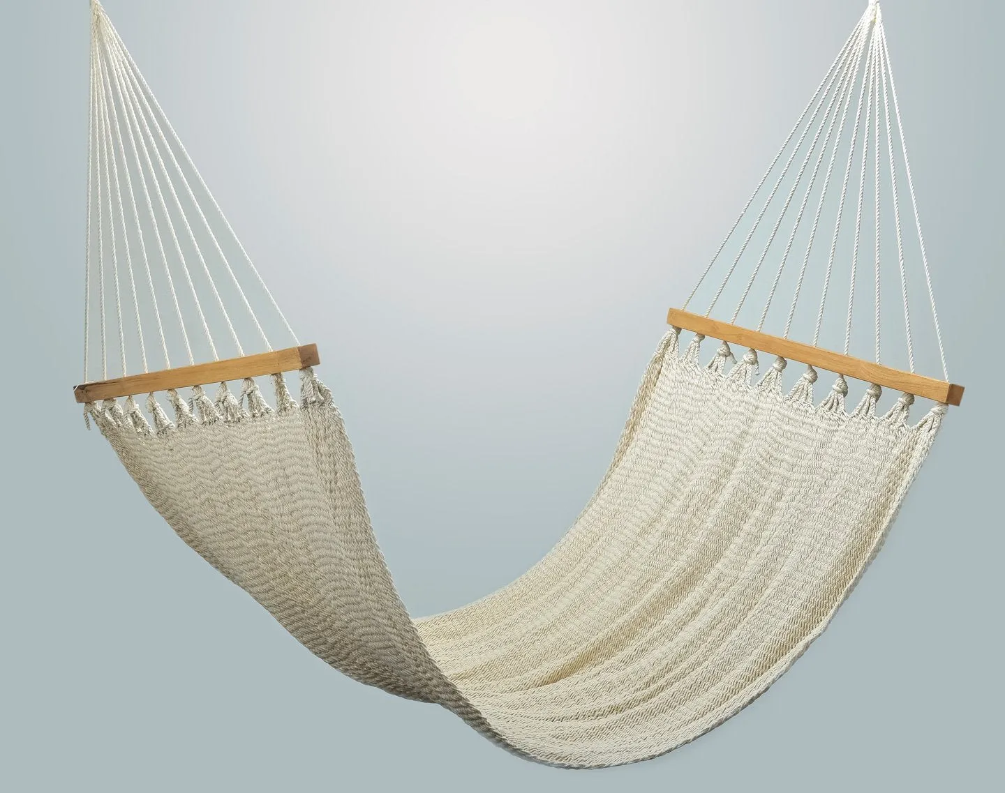 Earth Organic Natural Cotton Hammock (Wooden Bar)