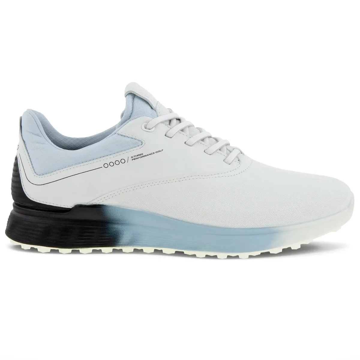 Ecco S-Three Golf Shoes - White/Black/Air