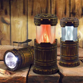 Flicker Flame Multi Function Pop Up Lantern