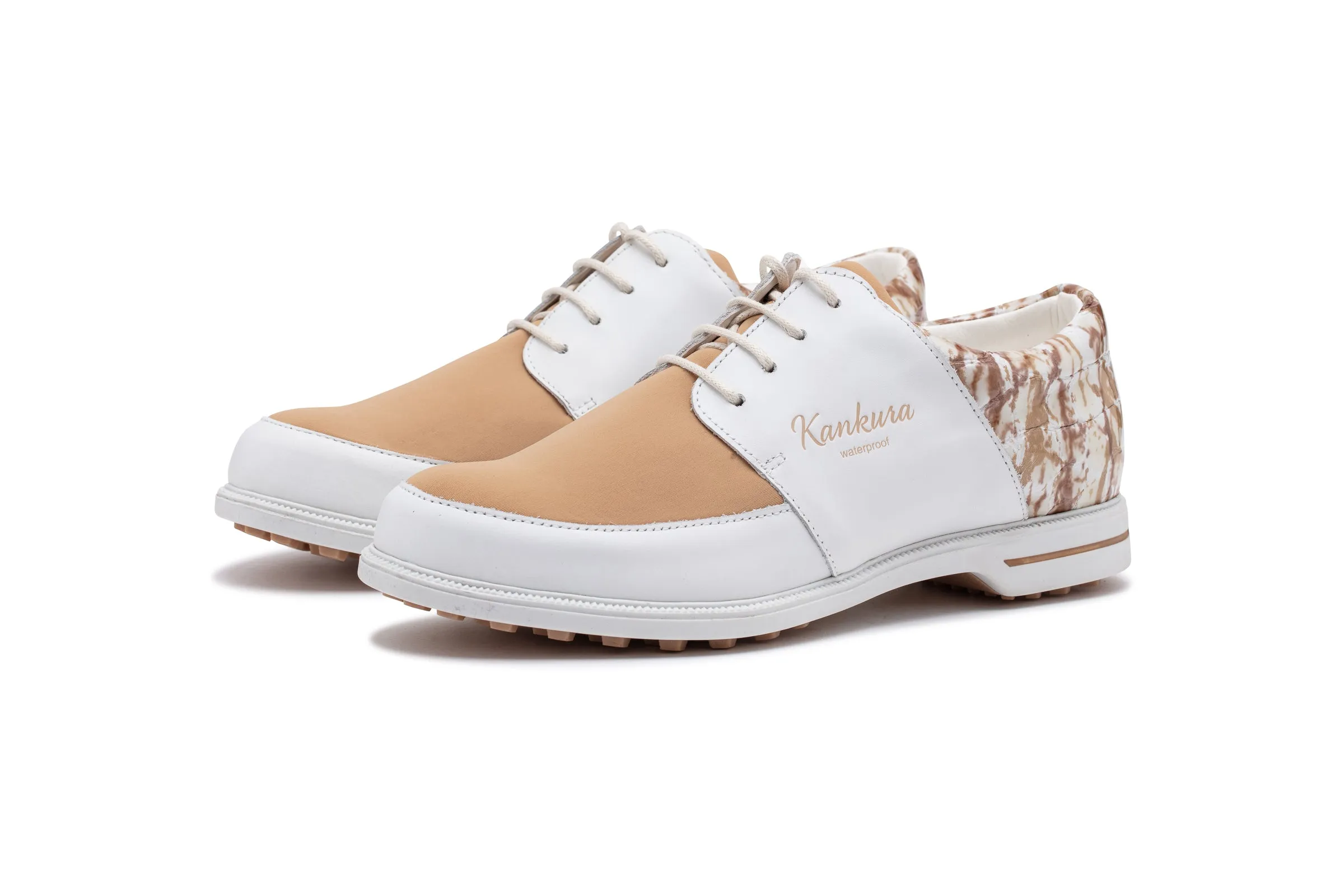 Florida 04   White|Beige   Women's Golf Shoes FL004 01