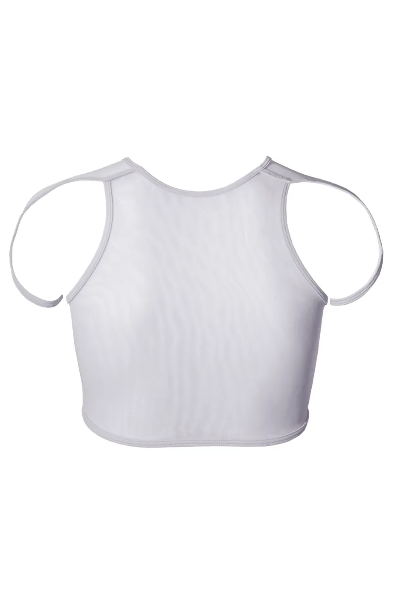 Hamade Crop Top - Light Grey