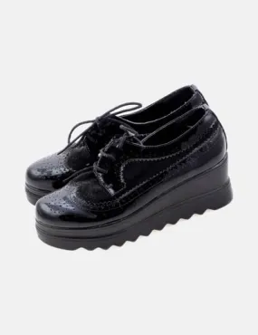 Ideal Shoes Zapato negro oxford