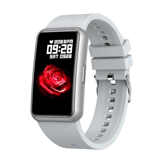 Ladies Sports Fitness Tracker Smartwatch Wristbands for Android IOS