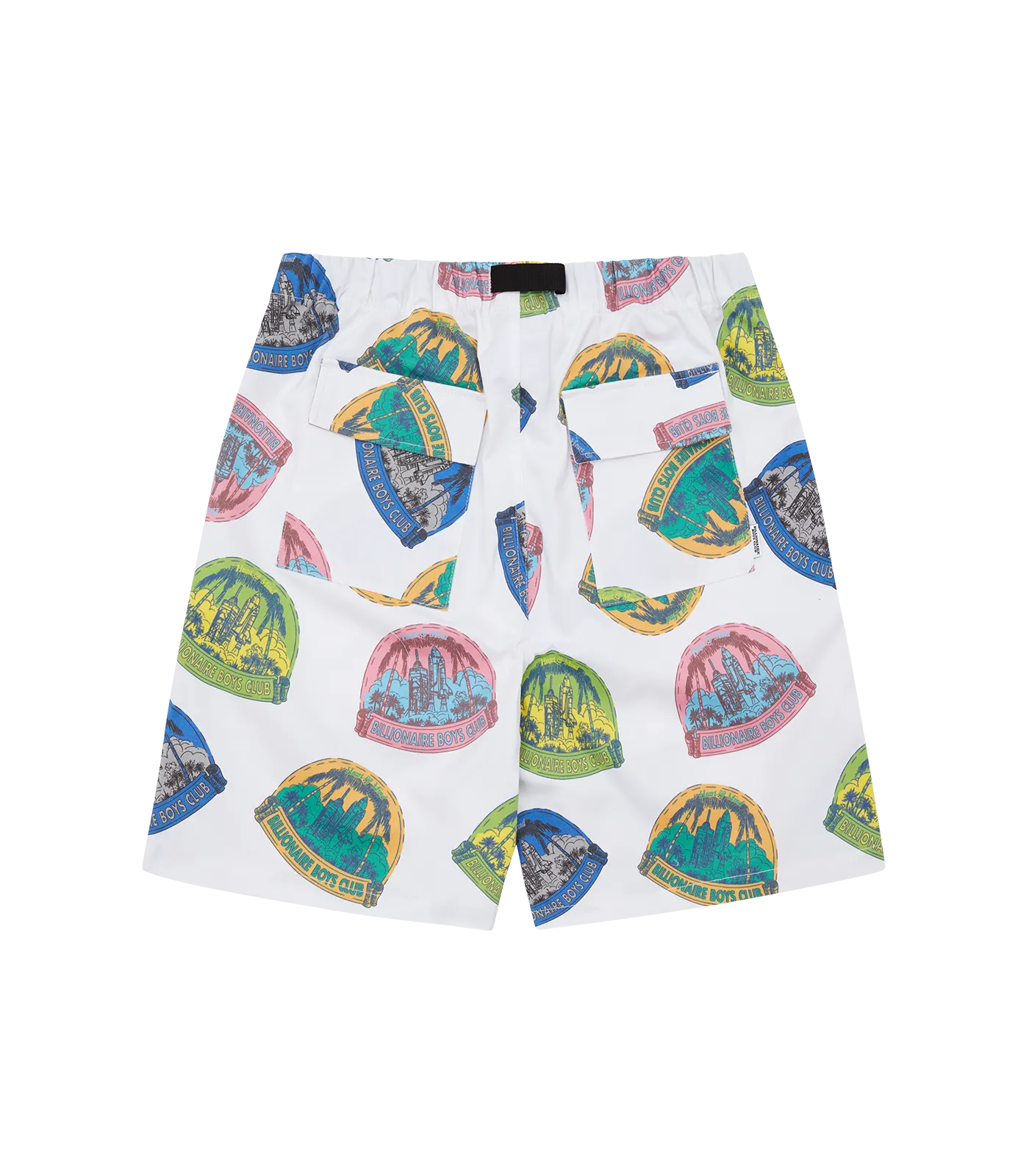 LAUNCH PAD A/O PRINT SHORTS - WHITE