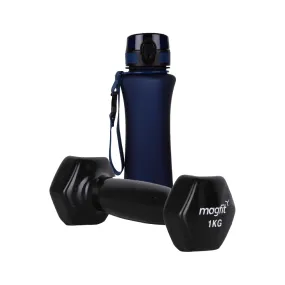 MagFit Pop Bottle (500ML) + Vinyl Dumbell (1KG)