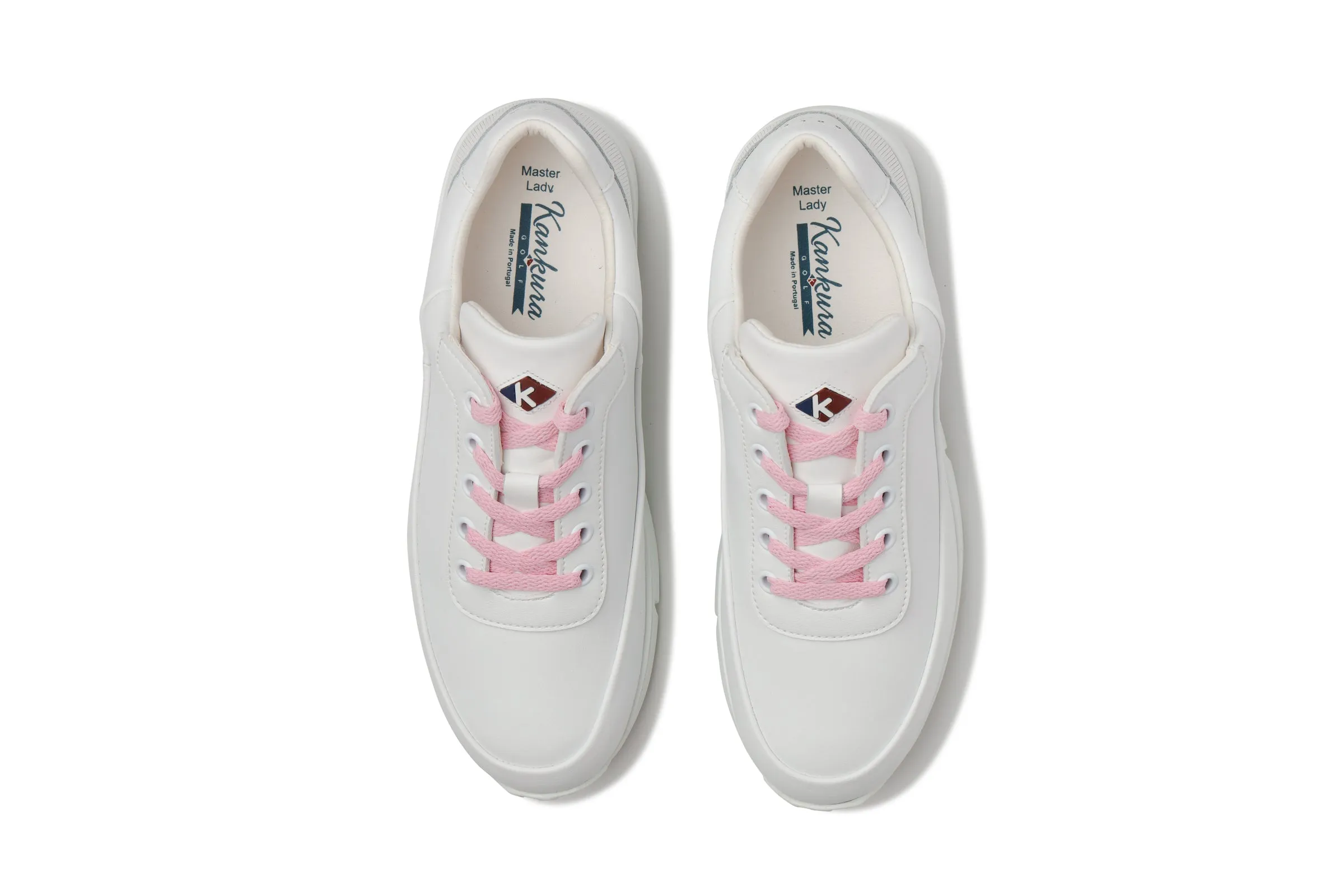 Master Lady 03   AllWhite|Rose   Women's Golf Shoes ML003 99