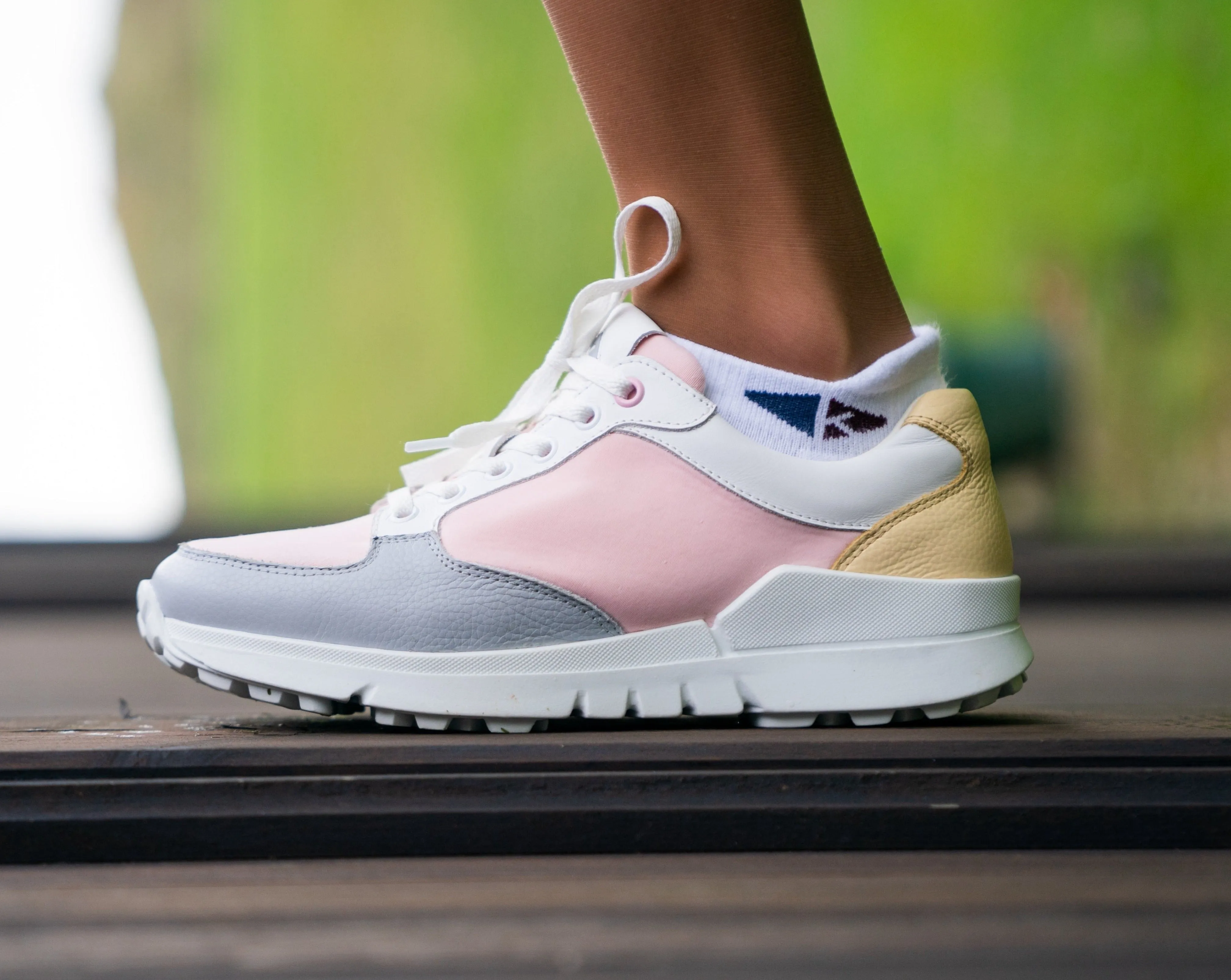 Master Lady 04 - Rose|White|Grey|Yellow   Women's Golf Shoes ML004 02