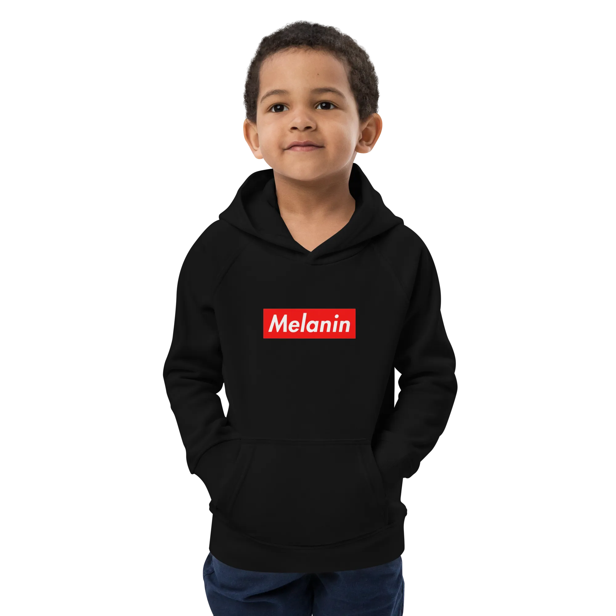 Melanin is Supreme Kids Eco Hoodie