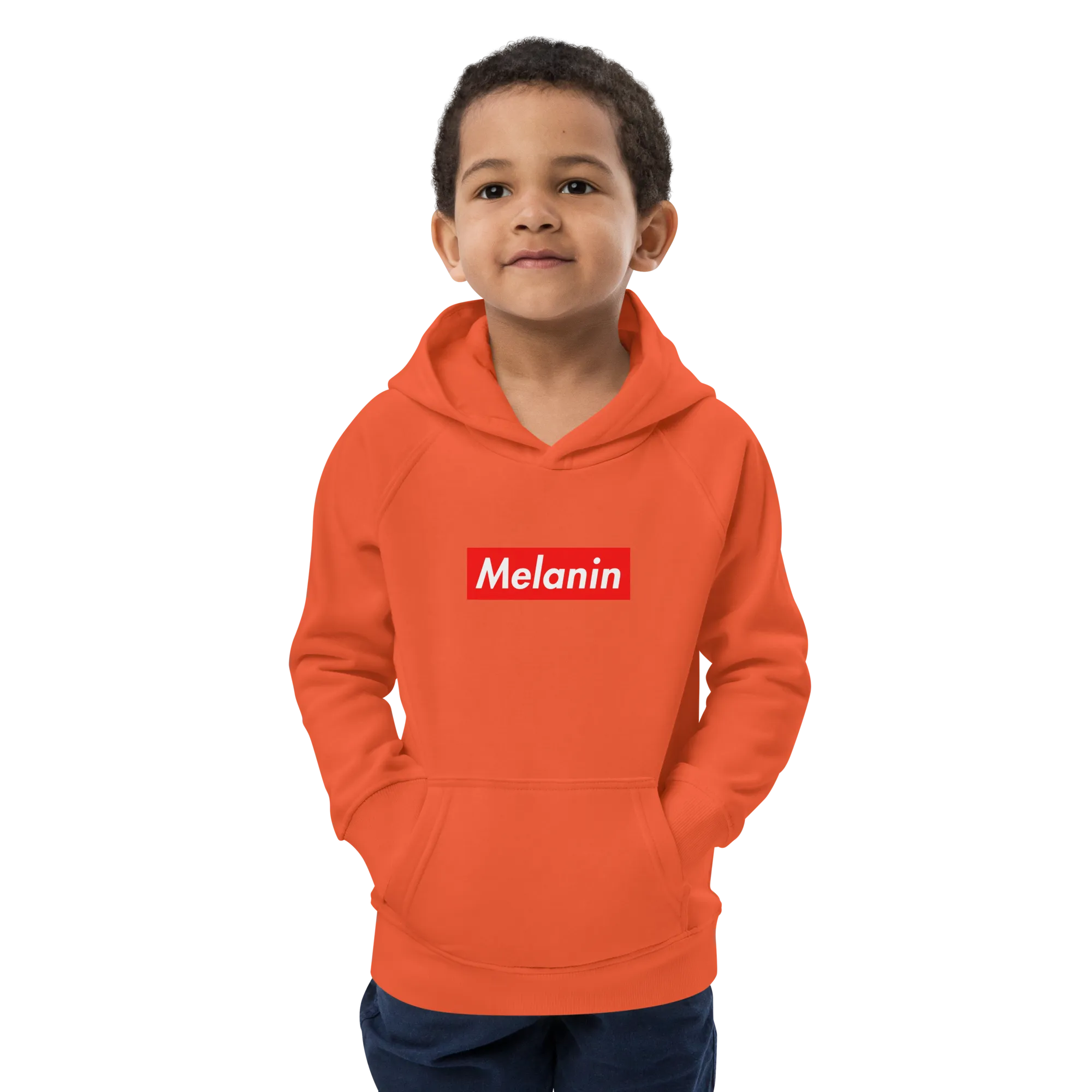 Melanin is Supreme Kids Eco Hoodie