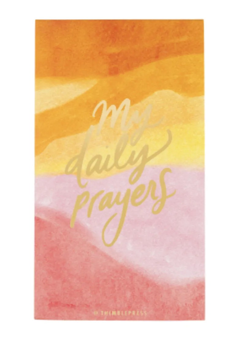 My Daily Prayers List Pad