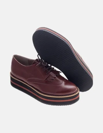 NAE Vegan Shoes Zapato marrón Oxford vegano