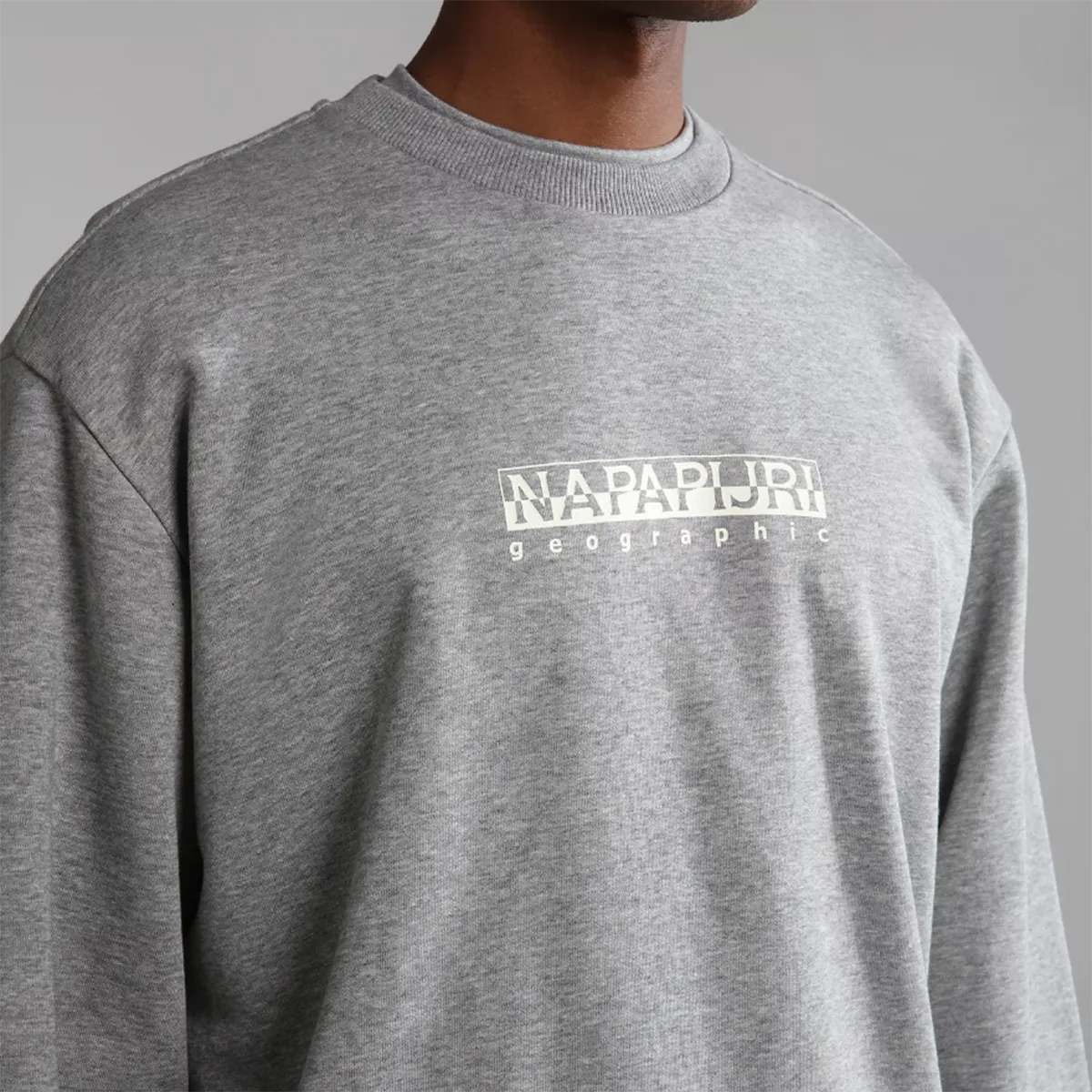 Napapijri - B-Box Crew Neck Sweatshirt in Grey