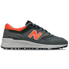 New Balance 997 SL Golf Shoes Grey Orange