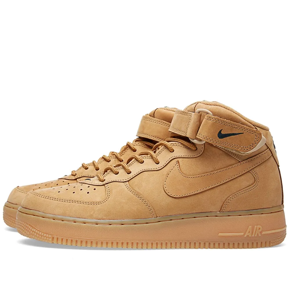 Nike Air Force 1 Mid '07 Premium QS 'Wheat'Flax & Outdoor Green