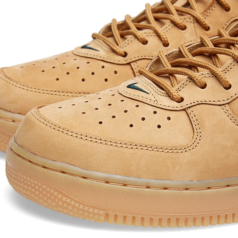 Nike Air Force 1 Mid '07 Premium QS 'Wheat'Flax & Outdoor Green