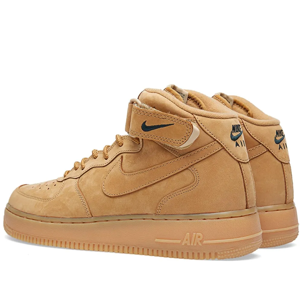 Nike Air Force 1 Mid '07 Premium QS 'Wheat'Flax & Outdoor Green