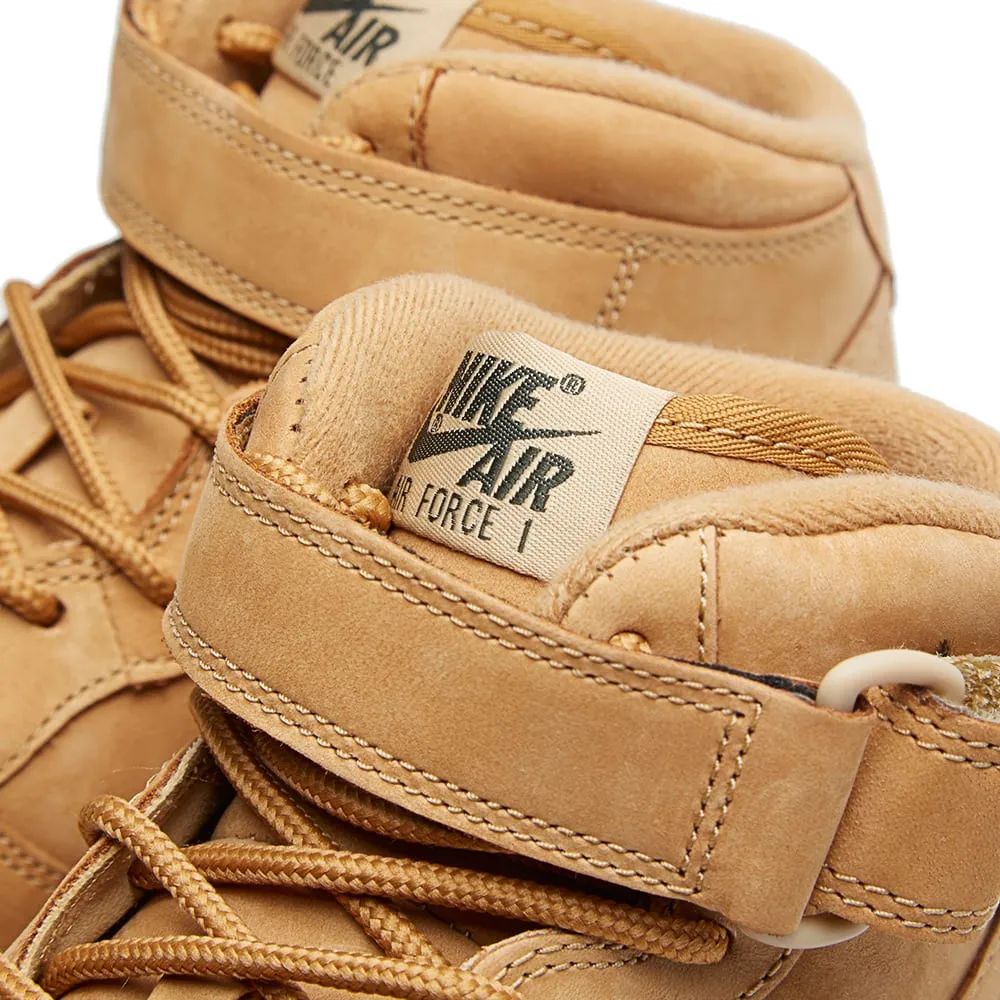 Nike Air Force 1 Mid '07 Premium QS 'Wheat'Flax & Outdoor Green