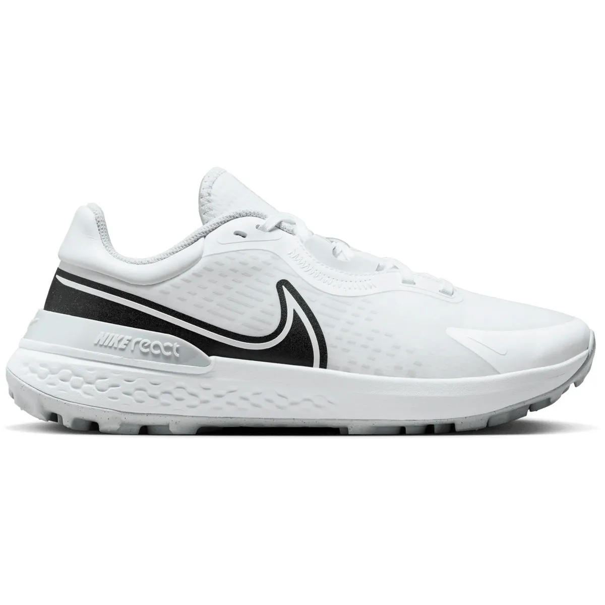 Nike Infinity Pro 2 Golf Shoes (White/Black/Pure Platinum/Wolf Grey)