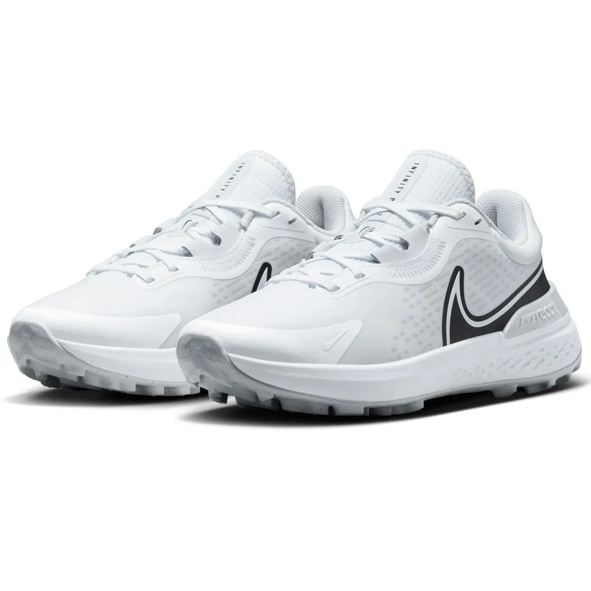 Nike Infinity Pro 2 Golf Shoes (White/Black/Pure Platinum/Wolf Grey)