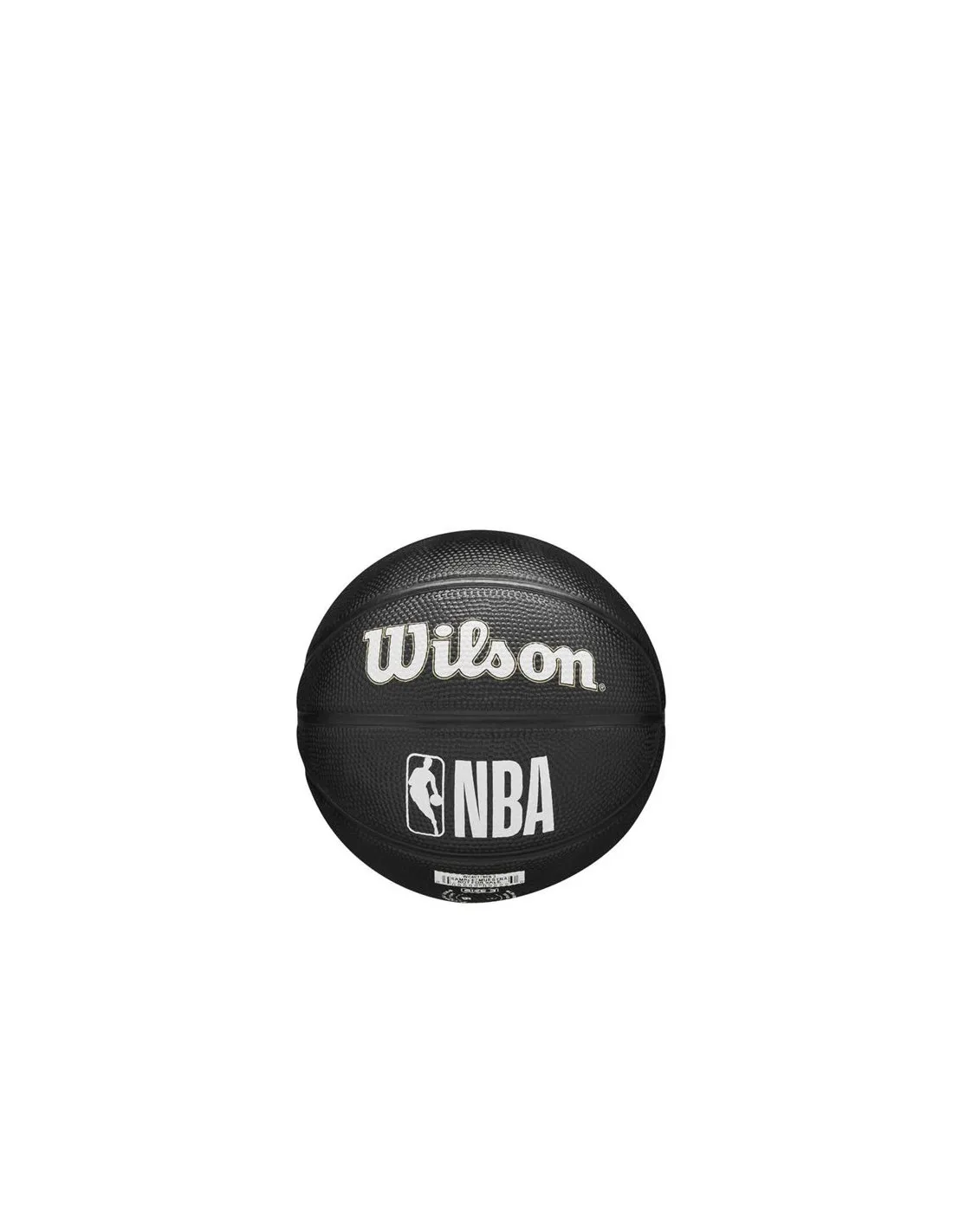 Pelota de Baloncesto Wilson Nba Team Tribute Mini Negro Mil Bucks