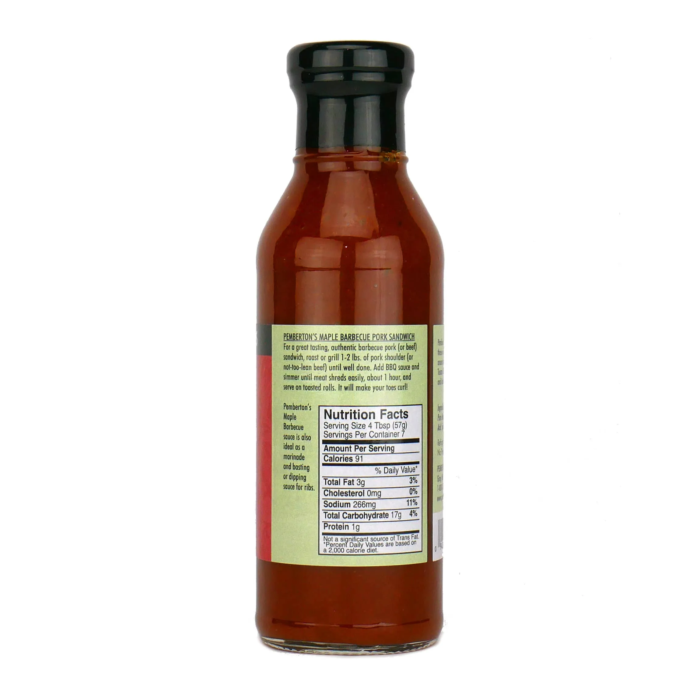 Pemberton's Maple BBQ Steak Sauce