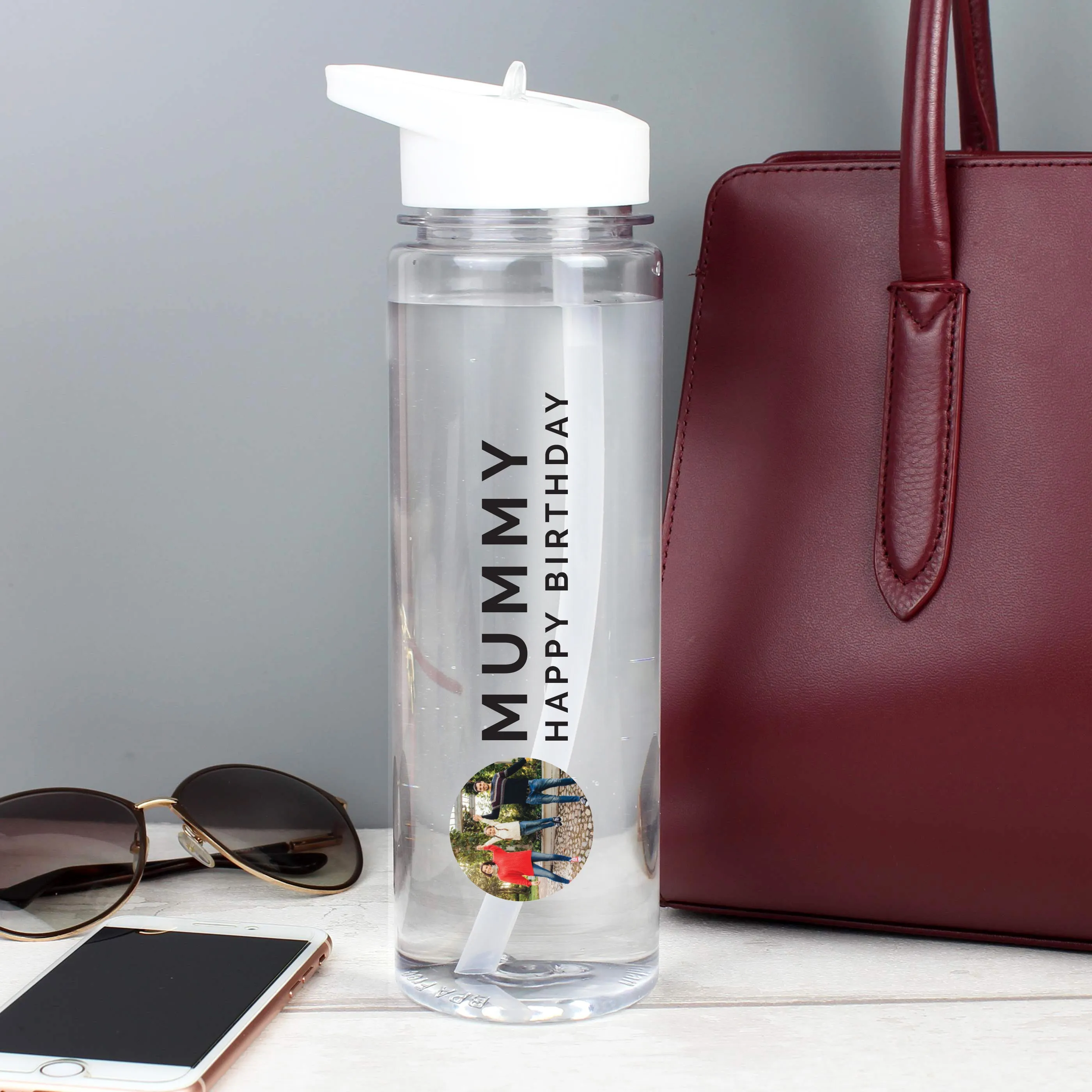 Personalised Photo Upload Water Bottle