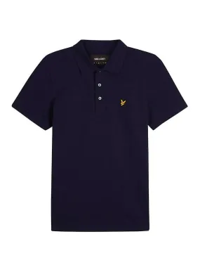 Polo liso para hombre Lyle & Scott Lyle And Scott Organic Hombre Regular Fit Azul marino