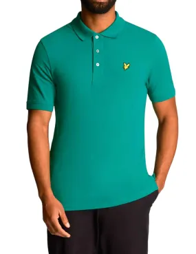 Polo Lyle Scott verde manzana para hombre