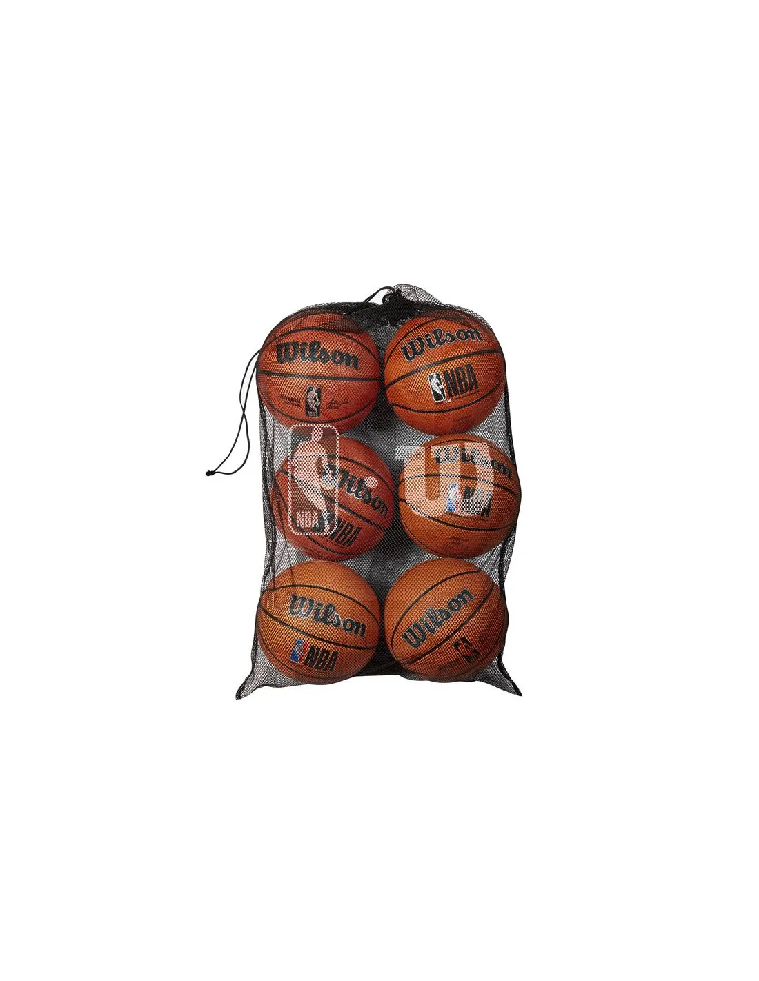 Red de 6 Balones Wilson NBA Negro